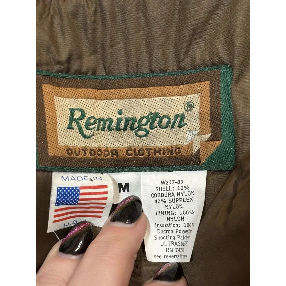 Vintage Remington Hunting Jacket‎ Men's M USA Made Cordura Insulated